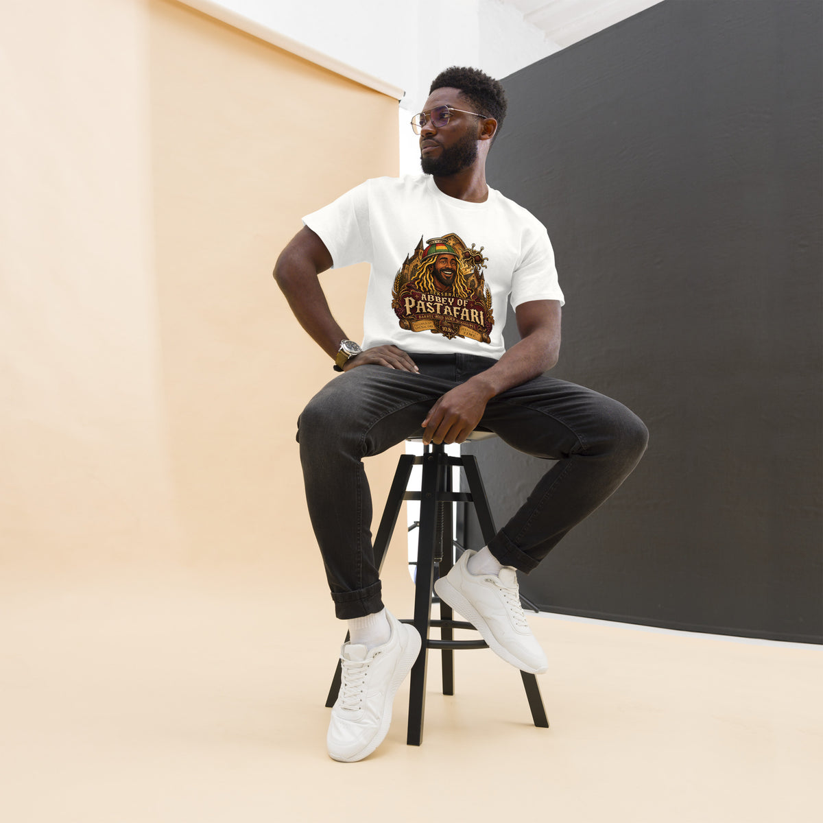 Noodly Blessings — Abbey of Pastafari Quad Tee