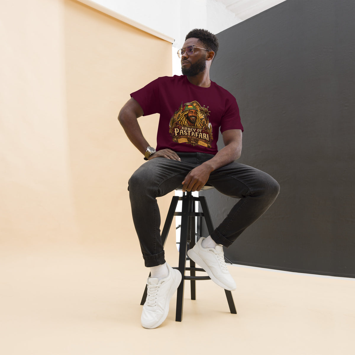 Noodly Blessings — Abbey of Pastafari Quad Tee