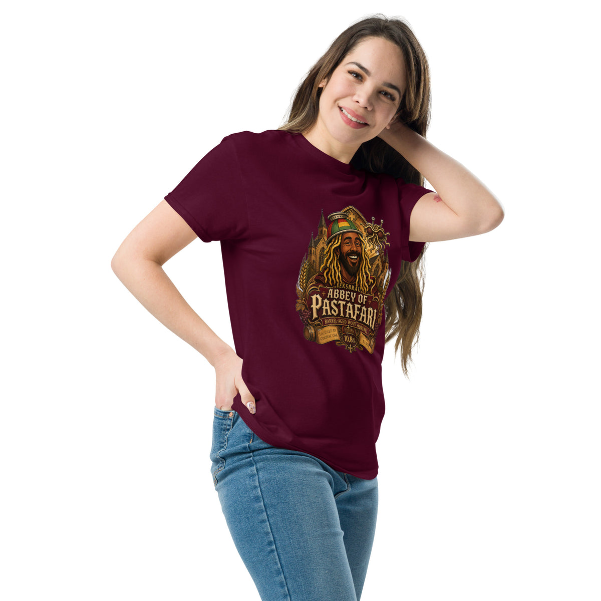 Noodly Blessings — Abbey of Pastafari Quad Tee