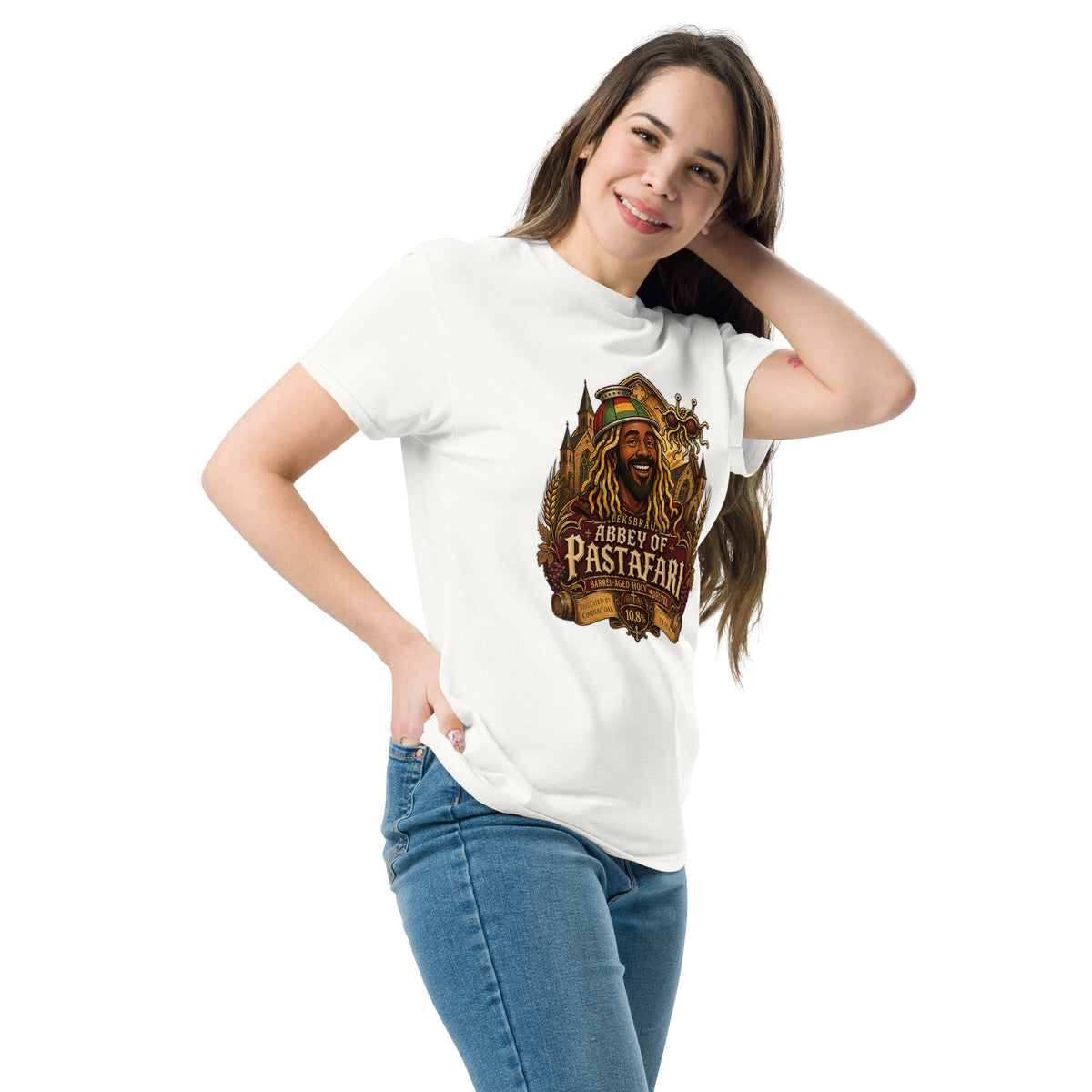 Noodly Blessings — Abbey of Pastafari Quad Tee