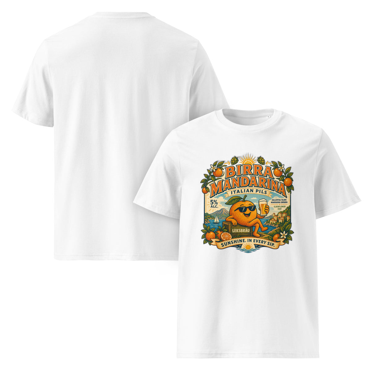 Mediterranean Sunshine — Birra Mandarina Pils Tee